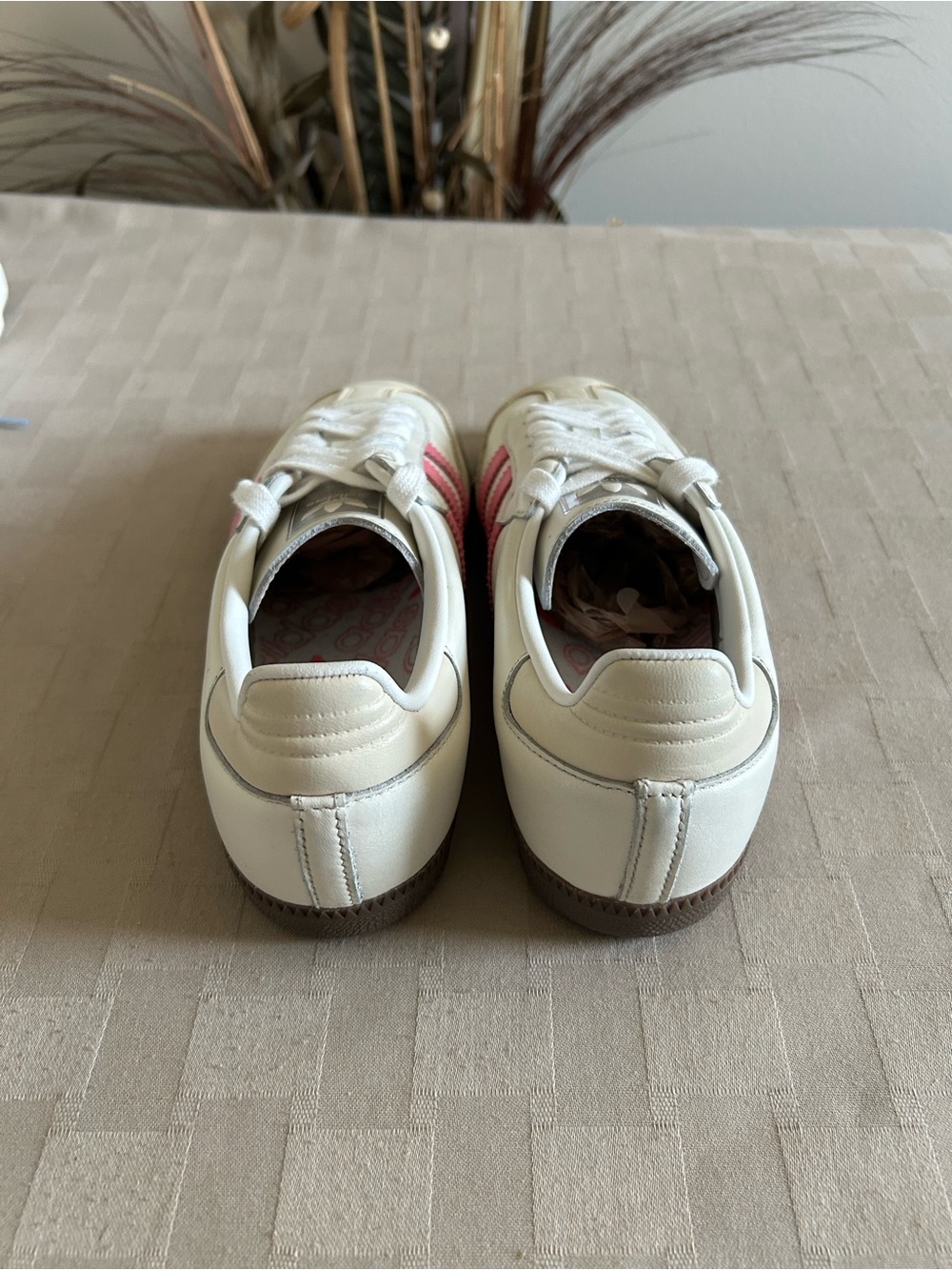 Adidas Samba OG Lucid Pink Sneakers - Cloud White/Rose Pink - Picture 7 of 15